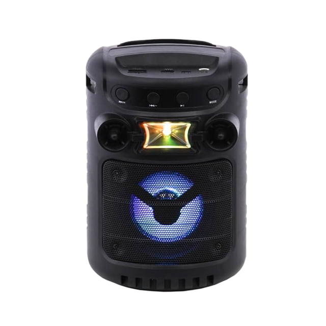 Altavoz Bluetooth, Estéreo Portátil Al Aire Libre con Luces de Color, Mini Estéreo Portátil con Soporte de Karaoke