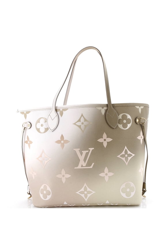 Pre-Owned Neverfull NM Tote Spring in the City Monogram Giant Canvas MM By Rebag