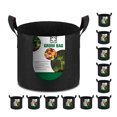 thumbnail image 1 of Lyincat Paquete de 12 bolsas de cultivo de 10 galones, macetas de tela no tejida espesada de alta resistencia con asas duraderas, 1 of 7