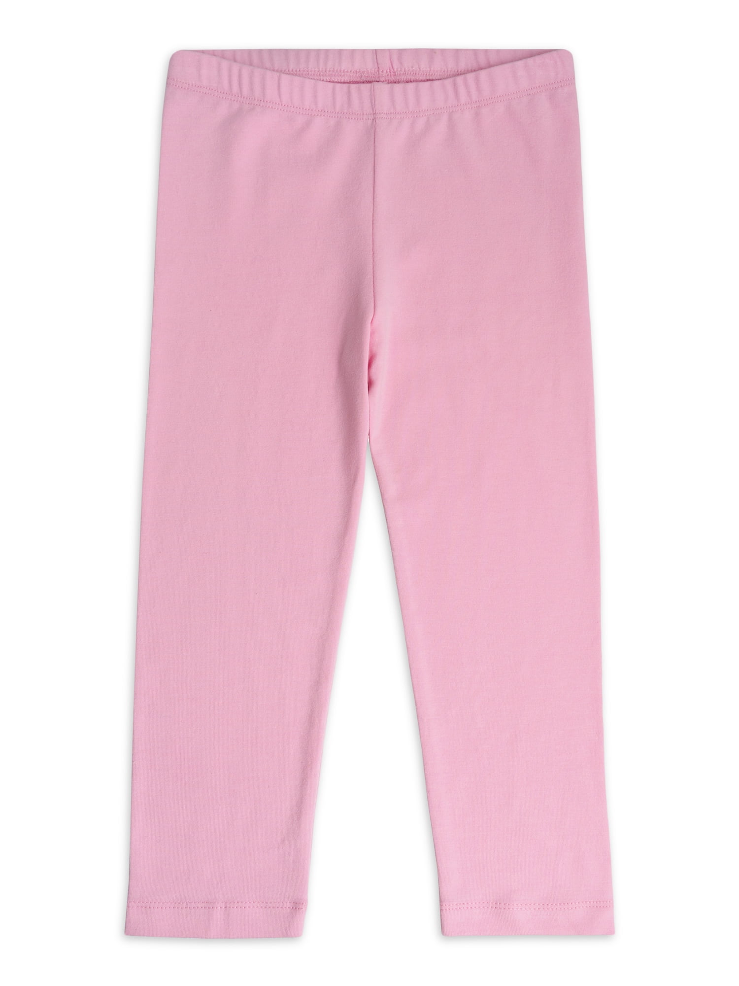 Wonder Nation Toddler Girl's Full-Length Knit Leggings, 3-Pack, Sizes 2T-5T