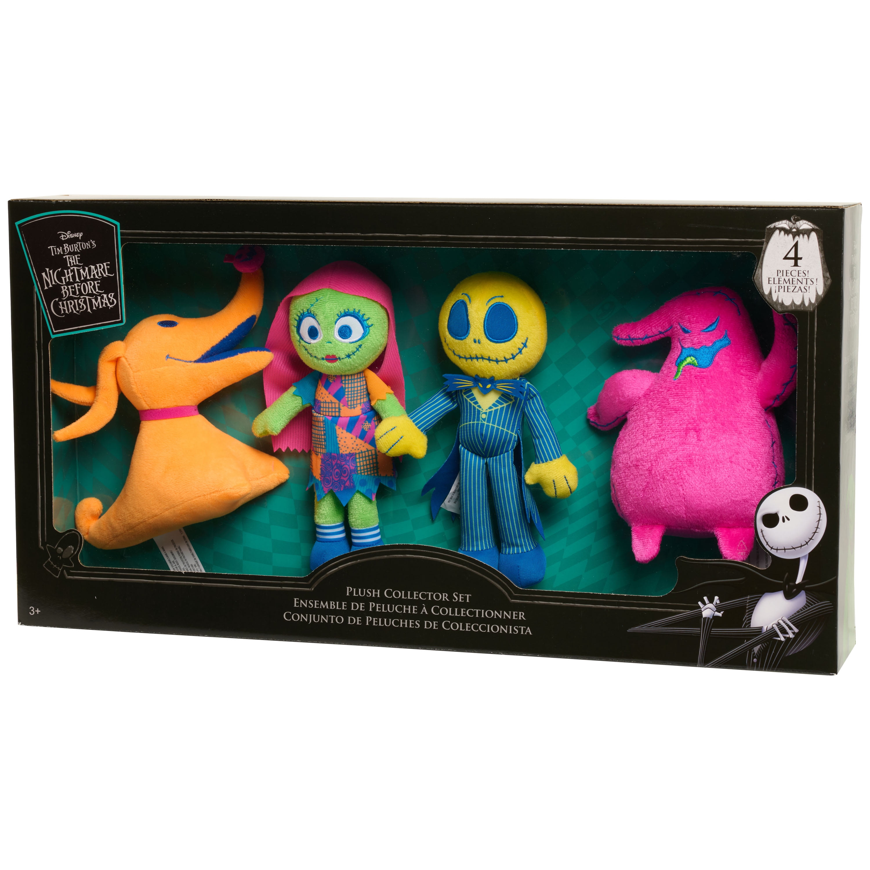 The Nightmare Before Christmas, Plush Collector Set, 4-Pack, Kids