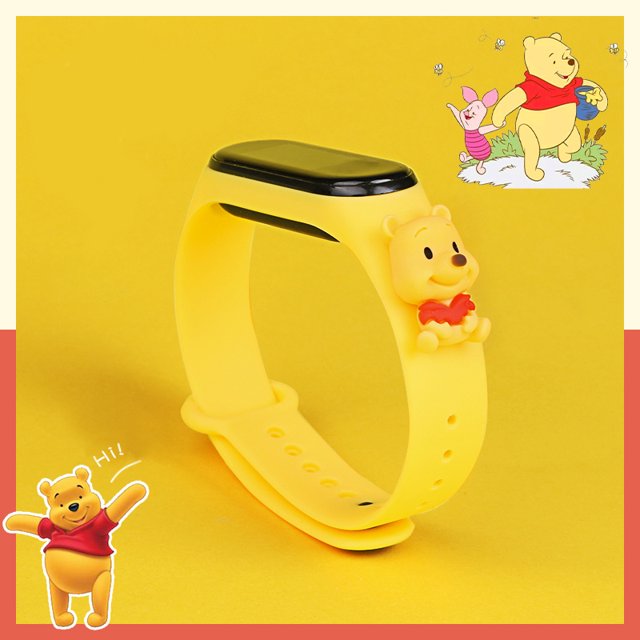Pulsera de dibujos animados de reloj electrónico led para niños a prueba de agua Gao Jiahui unisex
