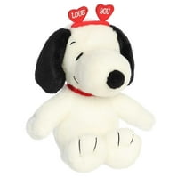 Aurora - Small White Peanuts - Love On The Mind 9" Snoopy - Timeless Stuffed Animal