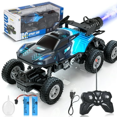 Remote Control Cars, 1:16 6WD RC Trucks, Remote Control Monster Truck with Light & Smoke, Rechargeable RC Car for Kids, Boy Toys for Age 3 5 6, Best Gift for Toddler Boys