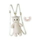 thumbnail image 5 of Mochila de peluche de gato, suave y ligera, ideal para uso diario en la calle. Encaje rosa, 5 of 9