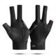 thumbnail image 1 of Guantes de billar con dedos abiertos Entrenamiento amateur de poliéster transpirable (gris negro), 1 of 4