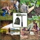 thumbnail image 5 of Pala de camping Desiderio, pala plegable, minipala militar portátil de supervivencia con pico/azadón/sierra/abridor/brújula, herramienta multifuncional para acampar, pescar, jardinería, playa, cavar, 5 of 5