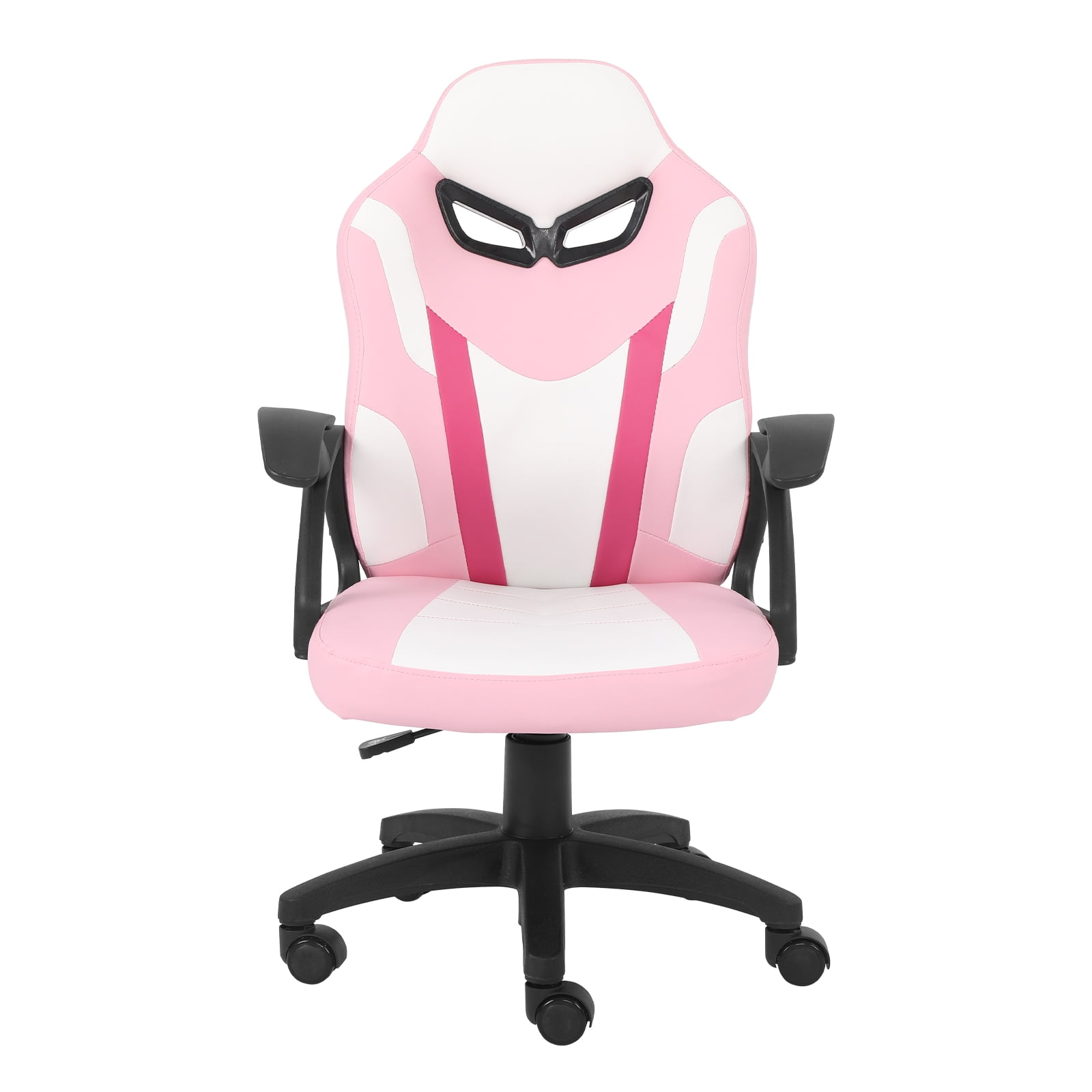 Swivel Gaming Chair for Boys Girls Kids Activity Chair High Back Ergonomic Racing Computer Chair, Height Adjustable, Pink