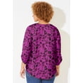thumbnail image 2 of Catherines Women's Plus Size Liz&Me V-Neck Top, 2 of 4