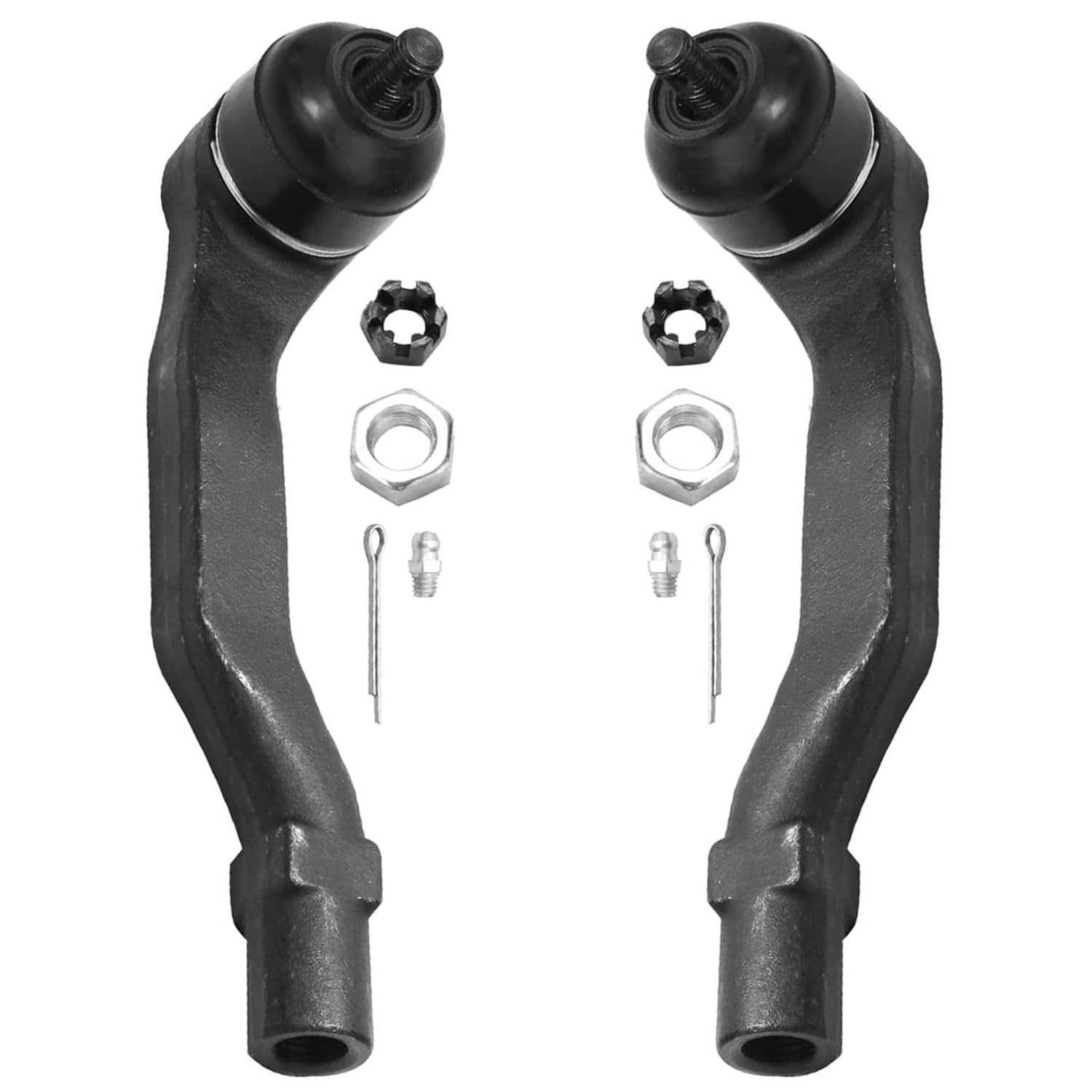 Detroit Axle - Front 12pc Suspension Kit for Honda Civic 1996 1997 1998 1999 2000, 2 Upper Control Arms 2 Lower Ball Joints 4 Outer Inner Tie Rods 2 Sway Bars 2 Boots Bellows Replacement