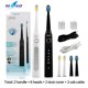 thumbnail image 1 of Seago Sonic cepillo de dientes eléctrico SG-507 para adultos cepillo con temporizador 5 modos Micro USB recargable cepillo de dientes conjunto de cabezales de repuesto Tan Jianjun unisex, 1 of 2