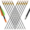 thumbnail image 4 of Runzkzy Metal Arrows 29 inch 6/12PCS Hunting Arrows for Bow Compound Recurve and Traditional Bows, 4 of 12