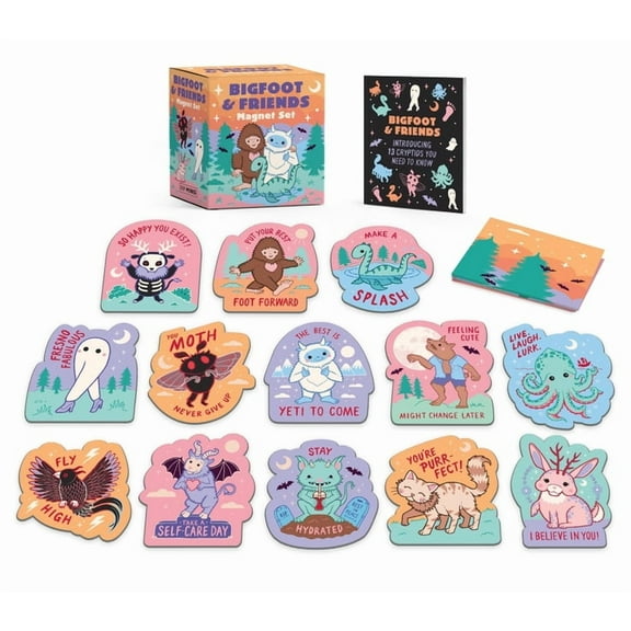Rp Minis Bigfoot & Friends Magnet Set, (Paperback)