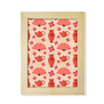 thumbnail image 1 of Japan Vase Teapot Fan Sakura Desktop Adorn Photo Frame Display Art Painting Wooden, 1 of 3