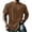 Brown, variant on Men's Fashion Oversized Tshirts Workout Short Sleeve T-Shirt Dry Fit Lightweight Crewneck Tee Tops,Orange(XXL)