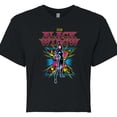 thumbnail image 3 of Marvel - Bw Black Light - Juniors Cropped Graphic T-Shirt, 3 of 5