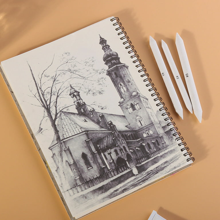 Yubnlvae Pen Stump Pencil 6Pcs Stump Blending Paper Drawing Sketch Blending  Blending Stump Office & Stationery Tools