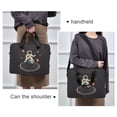 thumbnail image 6 of FORMRS 16" Laptop Bag Carrying Sleeve Case with Handle Travel Shoulder Briefcase, Black Astronaut Space, 6 of 8