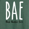 thumbnail image 3 of Instant Message - Best Auntie Ever - Women's Lightweight French Terry Long Sleeve Shirt, 3 of 6