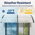 thumbnail image 4 of SPECSTAR Polycarbonate Window Door Awning Spliced Canopy Transparent with Black Bracket 40 Inch x 40 Inch, 4 of 9