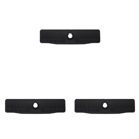

New Silicone Pad 60cm Long Square Drying Pad Countertop Faucet Proof Pad 2PCS Foldable Dish Drying Rack 3 Tier Kithen Dish Drainer over The Stainless Steel Corner Shelf for Kitchen Dish Racks for