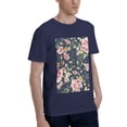 thumbnail image 2 of Bingfone Vintage Floral Men'S Loose Fit Short-Sleeve Pocket T-Shirt, 2 of 7