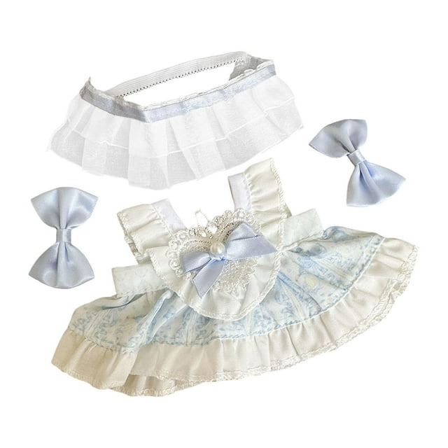 Ropa de peluche de pato para muñecas de 15 cm. Cómodo atuendo para muñecas de peluche. Vestido Mar