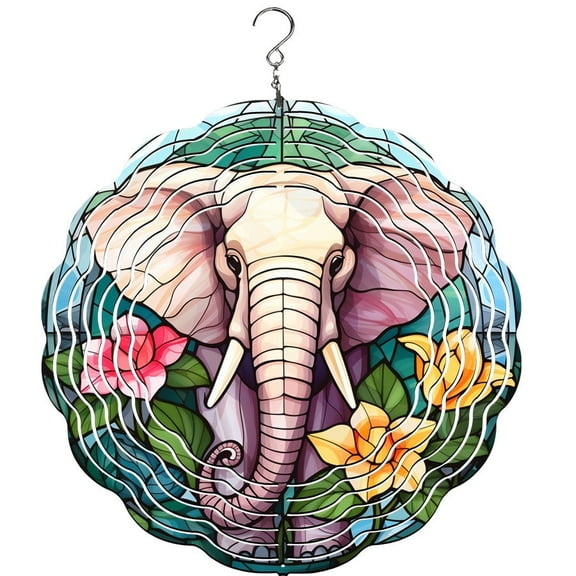 Elephant Wind Spinner