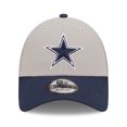 thumbnail image 2 of Men's New Era Gray/Navy Dallas Cowboys The League 2Tone 9FORTY Adjustable Hat, 2 of 5