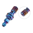 thumbnail image 6 of Unique Bargains Titanium Alloy M10x1.0 Motorcycle Brake Master Cylinder Screw M10 Thread Single Nipples Burnt Blue, 6 of 6