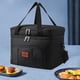 thumbnail image 1 of Bolsa térmica aislada shamjiam para almuerzo y entrega de alimentos Negro, 1 of 8