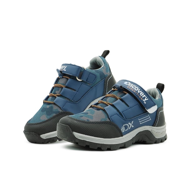 Tenis para Niño Discovery Expedition Hiking Senderismo azul acero 18