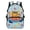 Capybara Pool Party Print, variant on Dolphin Mermaid Scale Print Kids Backpack for Elementary to Middle School Students Ages 6-14 17 Inch Large Capacity Backpack for Kids 8-12 Back to School Ideal Choice