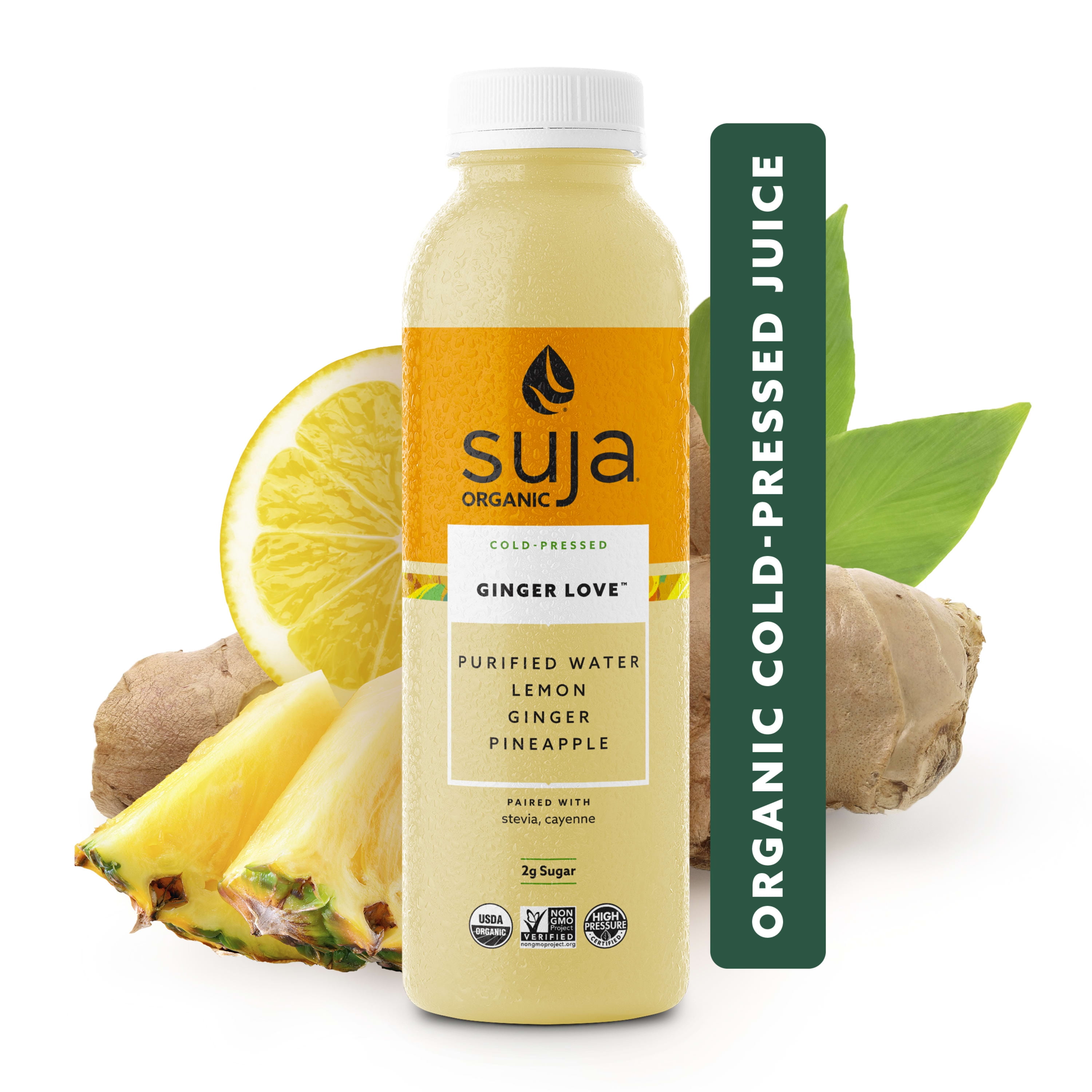 Suja Organic ColdPressed Ginger Love, 13.5 FL OZ.