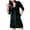 Noir, variante sur Chandails de Noël Grande Taille Chandail à Fermeture Éclair pour Chambre Femmes Col Roulé Demi-Shorts pour Femmes Chandail en Molleton Irrégulier à Manches Longues Uni Ample Imprimé Blou Gris TTG