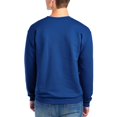 thumbnail image 6 of JERZEES Crewneck Sweatshirt Pre Shrunk Pullover Fleece Sweater for Unisex 8oz 50/50 Cotton/Polyester Deep Purple and Royal Pack 2 Size 2XL, 6 of 6