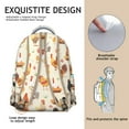 thumbnail image 5 of "Cute Chicken Print Backpack for School & College - Durable Waterproof Bookbag for Teens & Adults, Lightweight Laptop Backpack, Trendy Chicken Design for High School & University Students", 5 of 6
