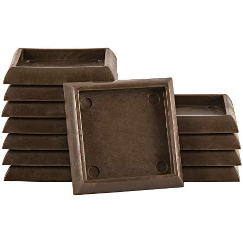SoftTouch 4653595N Furniture Caster Cups Square for Carpet or Durable