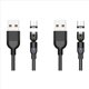 thumbnail image 1 of 2X 540 Cable Magnético Micro-USB Tipo C Cargador Magnético de Teléfono de Carga Rápida para 11 Pro X Max 7 8 Plus para, 1 of 5