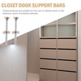 thumbnail image 3 of MasteelfCA 2Pcs Durable Cabinet Door Support Bars Closet Door Support Bars Stretch Bars (Silver), 3 of 7