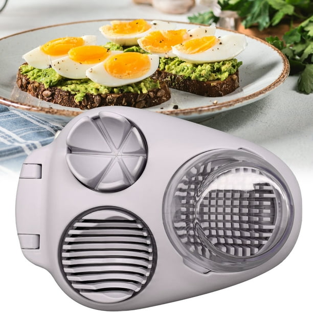 Lubelski 3-In-1 Egg Slicer with Cover 3 Slicing Modes Multi-functional ...