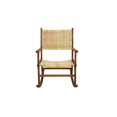 thumbnail image 2 of Contemporary Home Living Woven Rattan Rocking Chair - 41.75" - Caramel Brown, 2 of 9