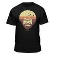 thumbnail image 1 of Teelocity Bob Ross Sunset Fill Black Short Sleeve Graphic Tee, 1 of 4