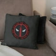 thumbnail image 4 of Marvel Deadpool 3 Aim For The Middle Throw Pillow, 18 x 18 inches, 4 of 6