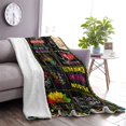 thumbnail image 2 of Nurse Gifts Nurse Throw Blanket RN Gifts for Black Nurses,Nurse Gifts for Women,School Nurse Gifts,Soft Fluffy Sherpa Warm Throw Blankets for Bed, Office and Couch, 2 of 6