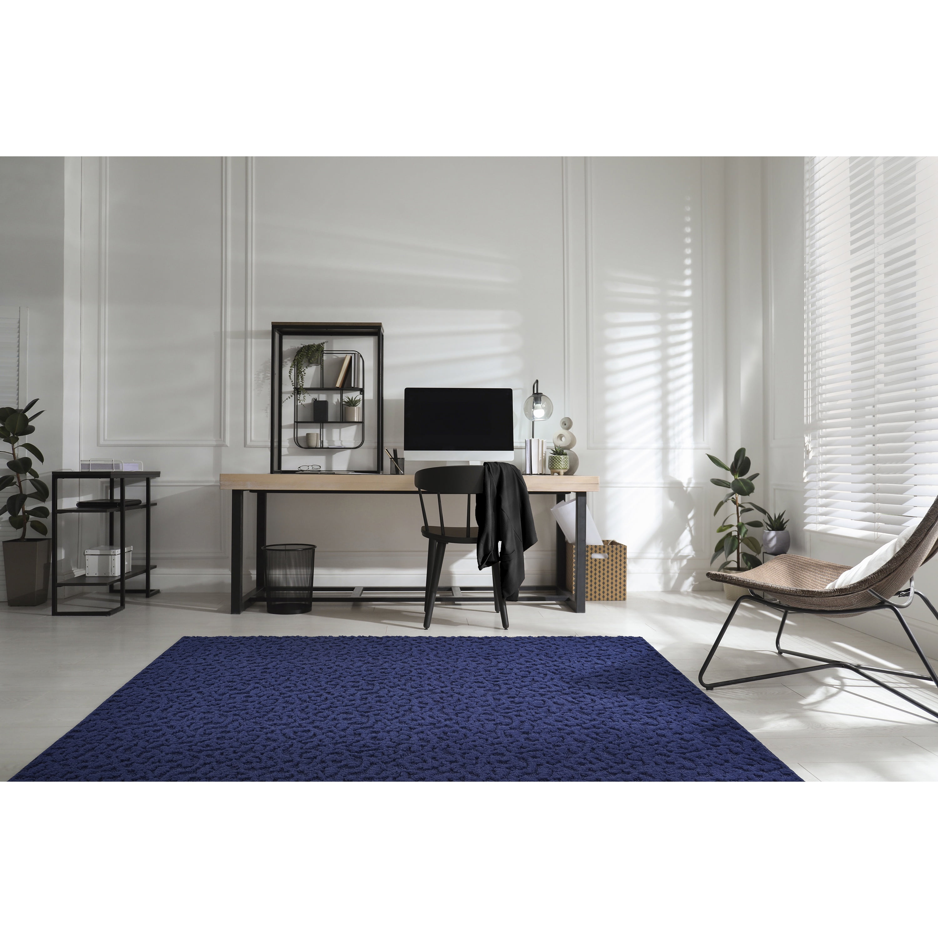 Garland Rug Ivy Navy Indoor Area Rug, 8' x 10'