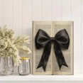 thumbnail image 2 of Qisvanset Framed Canvas Wall Art 12x16 Inch Coquette Bow James Bible Verse Baptism Gift Art, 2 of 5