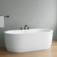 thumbnail image 2 of Proflo PFFSO6636AWH Borealis 66" Acrylic Soaking Tub - White, 2 of 4