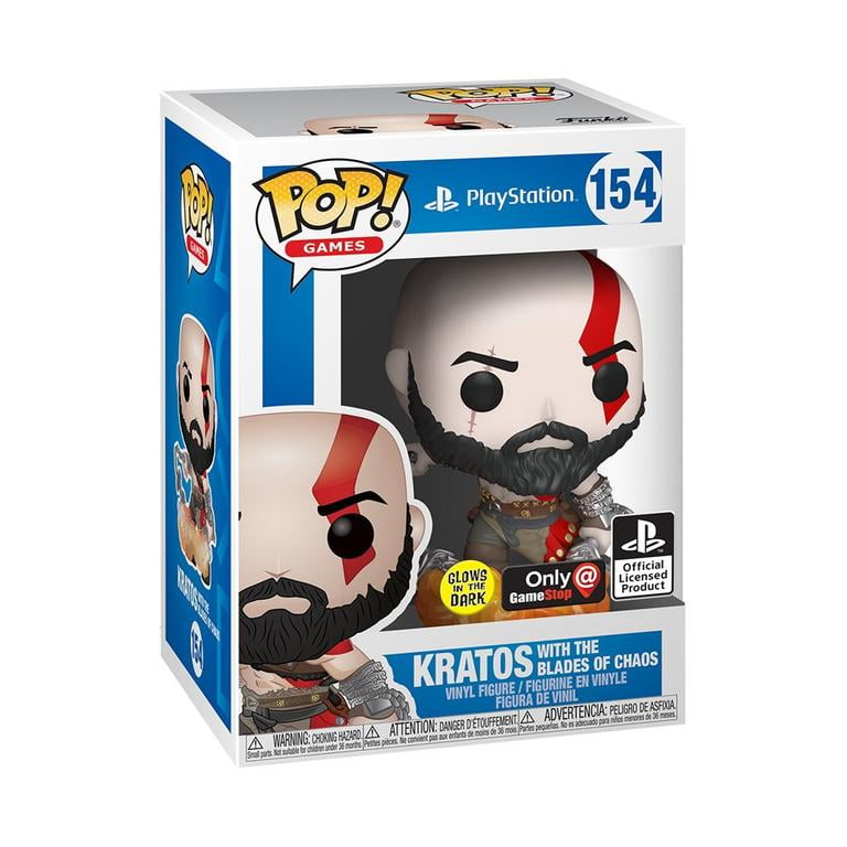 Funko POP! Kratos With the Blades of God of War #154 [Glow In The Dark Gamestop Exclusive] - Walmart.com