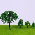 thumbnail image 2 of 50Pcs Miniature Trees Model Train Scenery Landscape Scale Railroad Wargame Green Plastic Handmade Realistic Decoration, 2 of 6